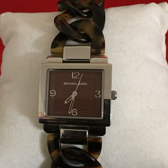 MICHAEL KORS TORTOISE BRACELET WATCH - Picture 1 of 4